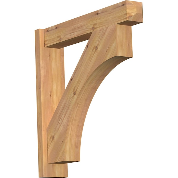 Ekena Millwork Westlake Smooth Craftsman Outlooker, Western Red Cedar, 5 1/2"W x 28"D x 28"H OUT06X28X28WTL04SWR - main